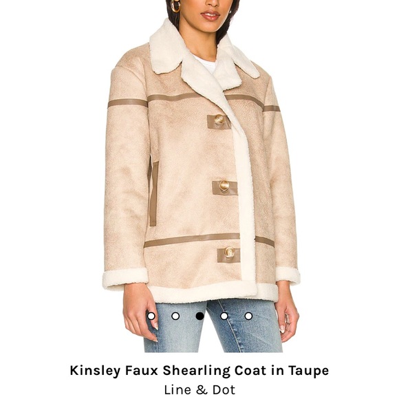 NWT Kinsley Faux Shearling Coat - Picture 3 of 10